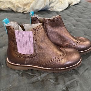COPY - Mini Boden girls Bronze Chelsea boots